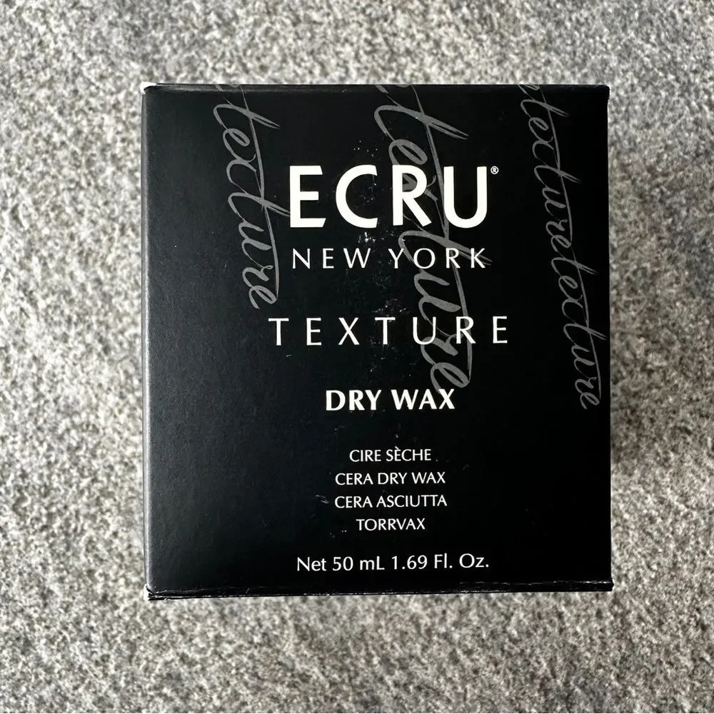 NEW ECRU New York Paraben free Texture Dry Wax for Men Matte finish 1.69 oz
